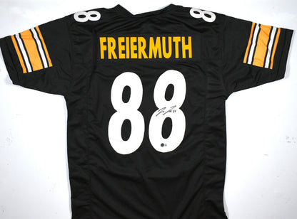 Pat Freiermuth Autographed Black Pro Style Jersey