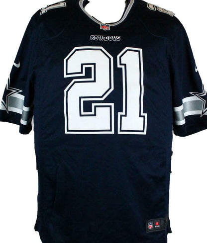 Ezekiel Elliott Autographed Dallas Cowboys Blue Nike Jersey