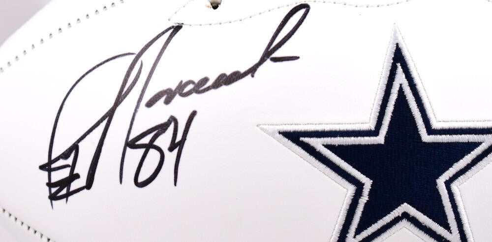Jay Novacek Autographed Dallas Cowboys Logo Football