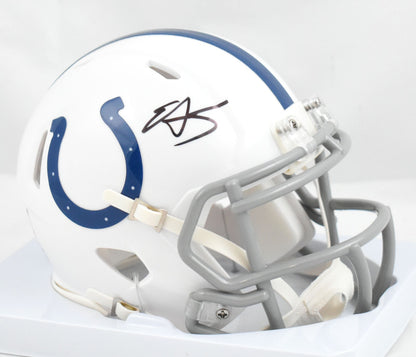 Edgerrin James Autographed Indianapolis Colts Speed Mini Helmet