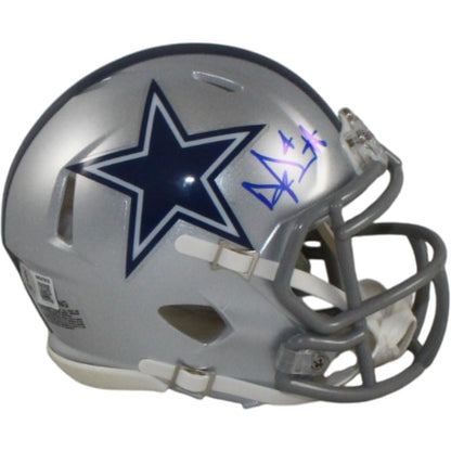 Dak Prescott Signed Dallas Cowboys Mini Helmet