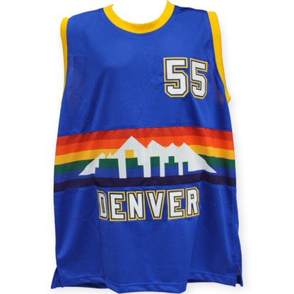 Dikembe Mutombo Autographed Blue Pro Style Jersey