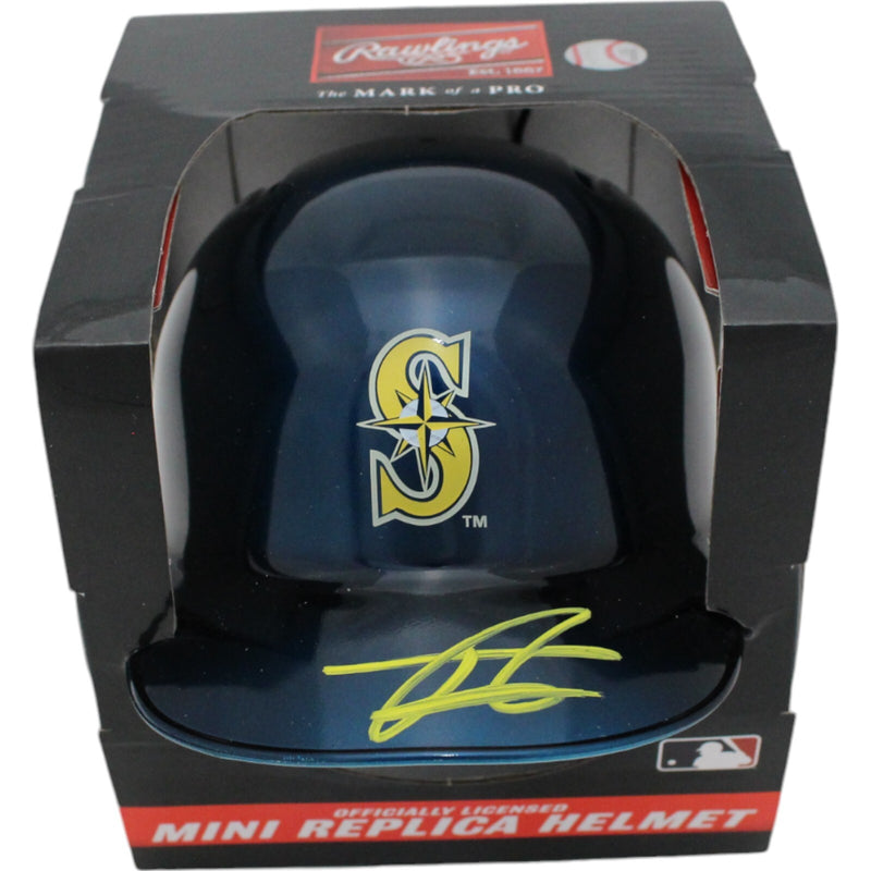 Julio Rodriguez Signed Seattle Mariners Mini Batting Helmet