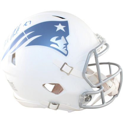 Rob Gronkowski Signed New England Patriots Authentic Rivals Full Size Helmet