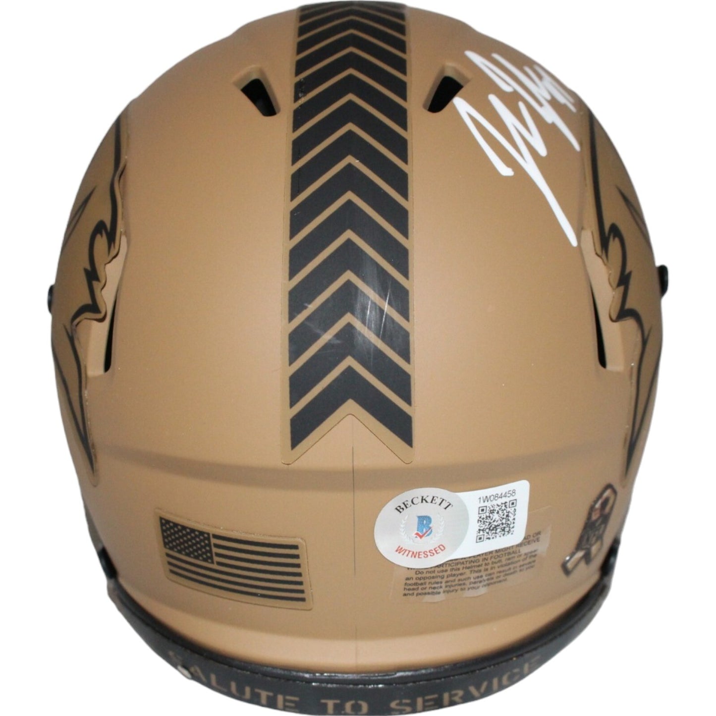John Lynch Signed Tampa Bay Buccaneers Salute to Service Mini Helmet
