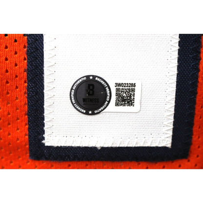 John Lynch Autographed Pro Style Orange Custom Football Jersey