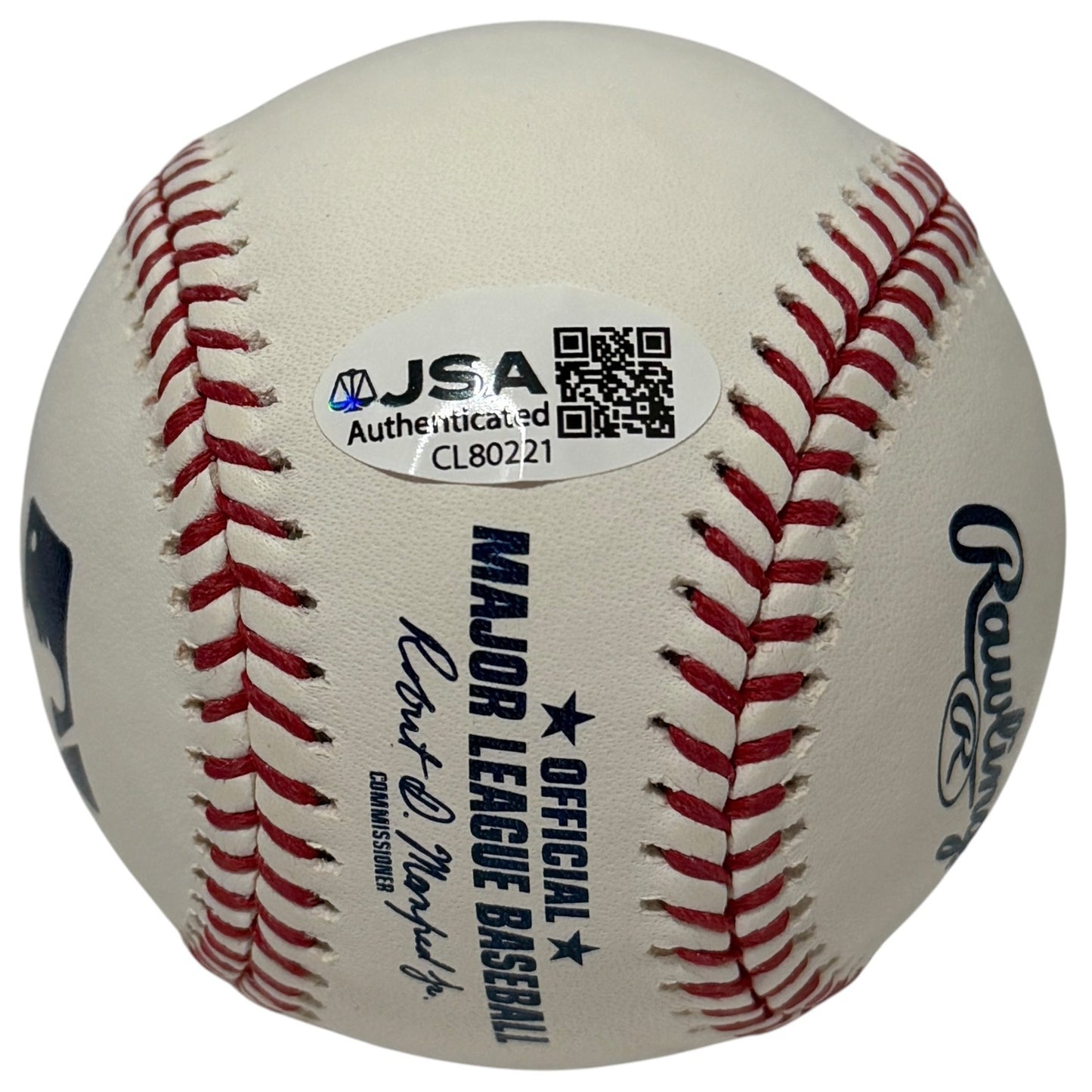 MacKenzie Gore Signed Texas Rangers Official MLB Baseball JSA