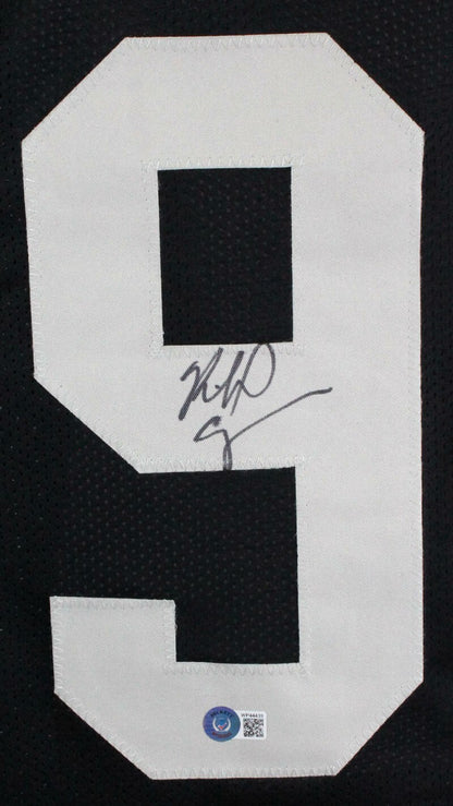Richard Seymour Autographed Black Custom Jersey