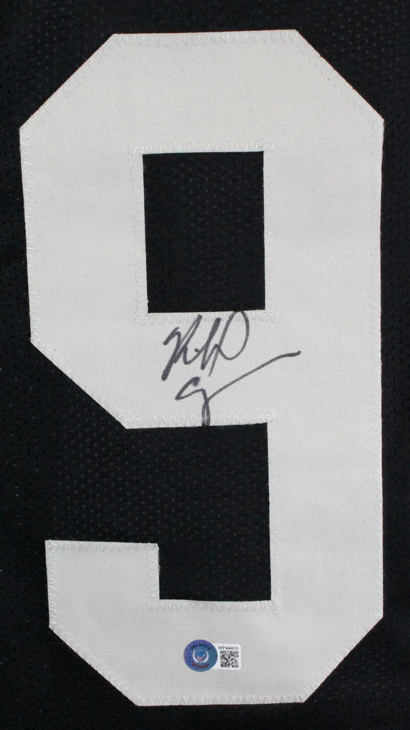 Richard Seymour Autographed Black Custom Jersey