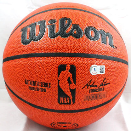 James Worthy Autographed Official NBA Wilson Basketball
