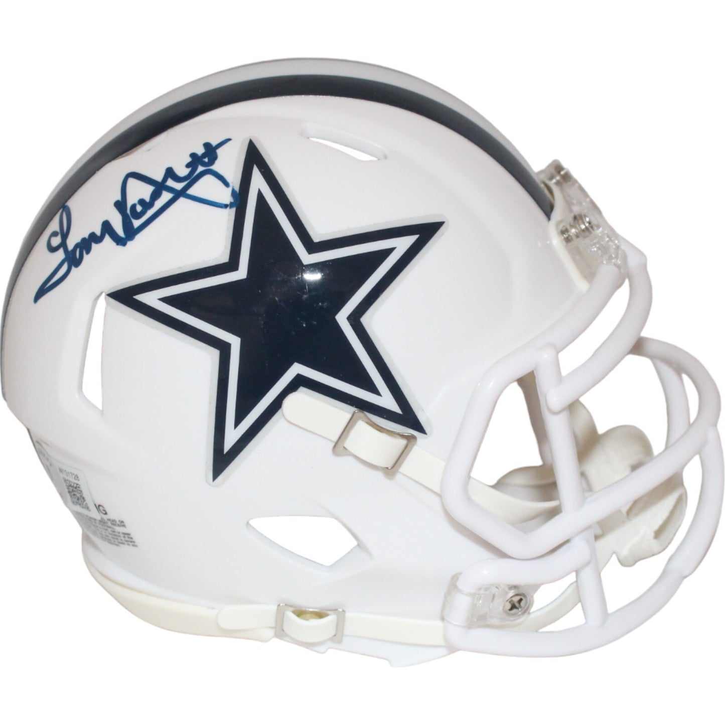 Tony Dorsett Signed Dallas Cowboys 2022 Alternate Mini Helmet Beckett BAS