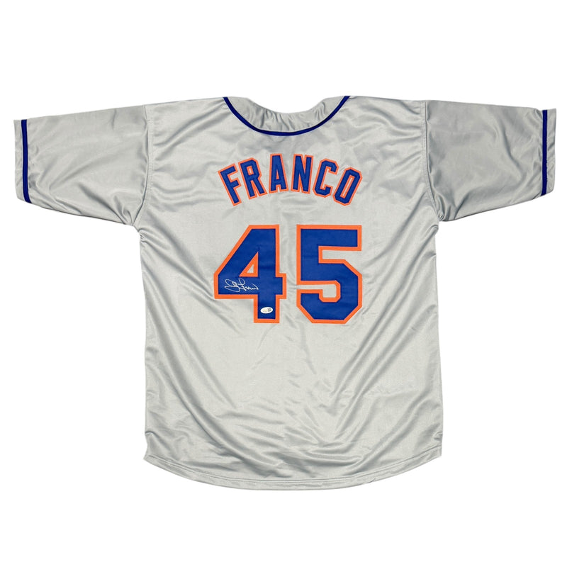 John Franco Signed New York Mets Custom Baseball Jersey JSA
