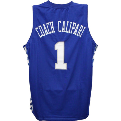 John Calipari & Kentucky Wildcats Team Signed 2021-22 Basketball Jersey