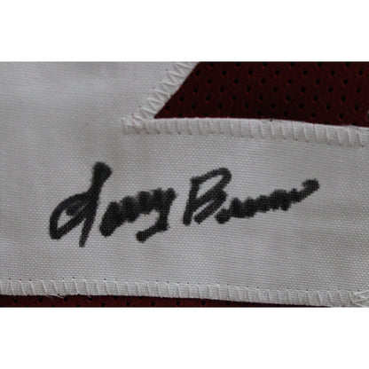Larry Brown Signed Pro Style Custom Football Jersey (Beckett Witness)