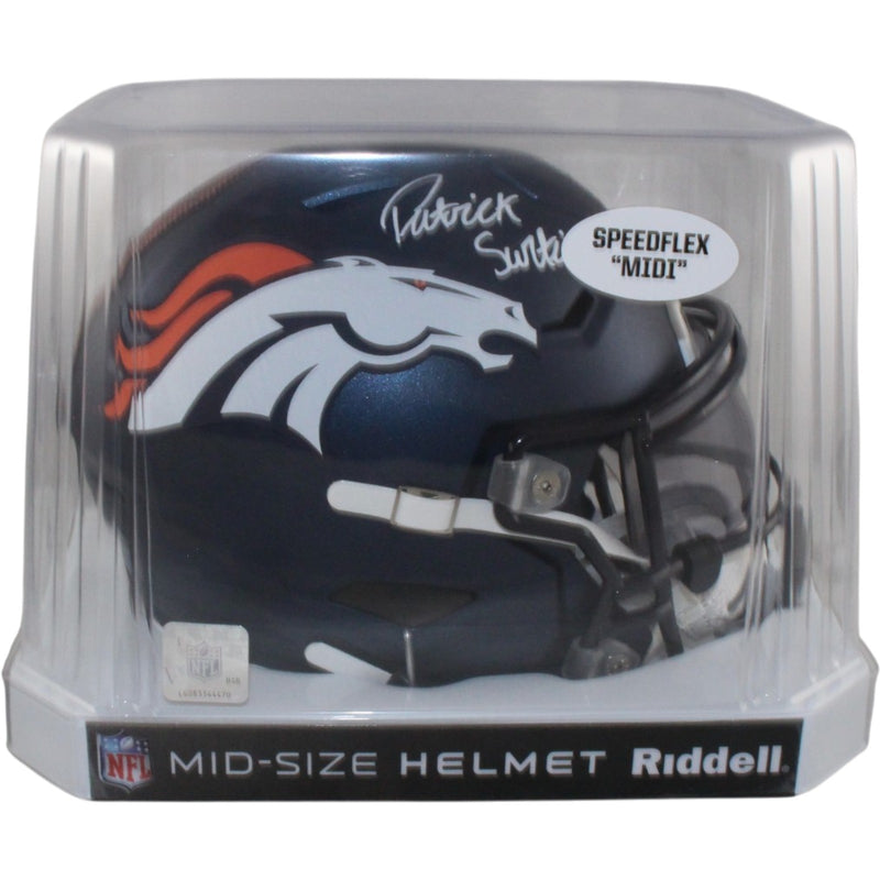 Patrick Surtain Signed Denver Broncos Midi Helmet