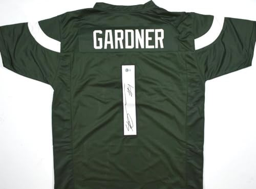 Ahmad Sauce Gardner Autographed New York Jets Green Custom Jersey