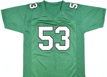 Zack Baun Signed Philadelphia Eagles Custom Green Jersey