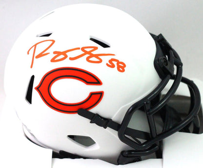 Roquan Smith Signed Chicago Bears Lunar Speed Mini Helmet