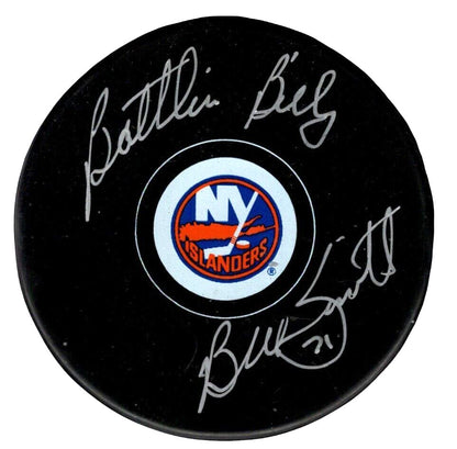 Billy Smith New York Islanders Autographed "Battlin Billy" Puck
