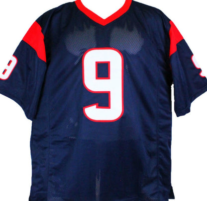 Shane Lechler Autographed Blue Custom Football Jersey