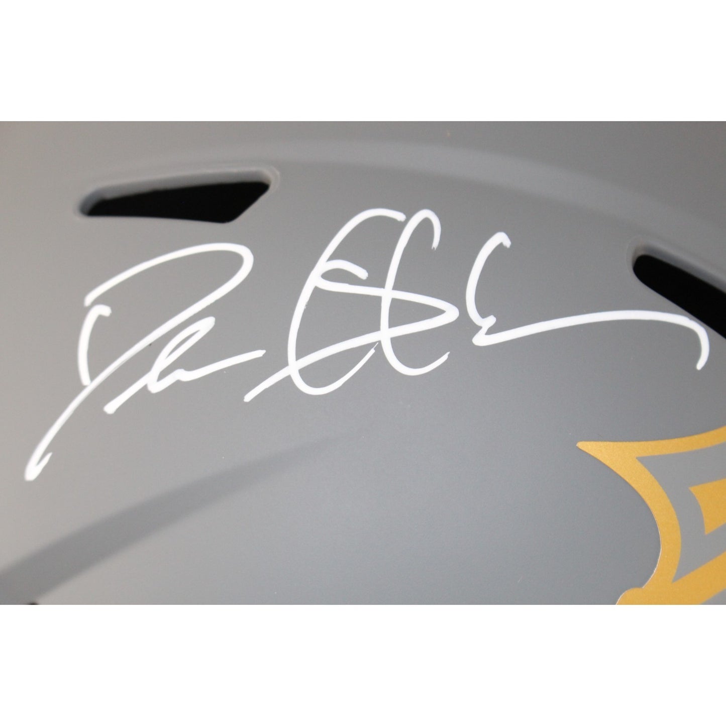 Deion Sanders Florida State Seminoles Signed Full Size Slate Replica Helmet