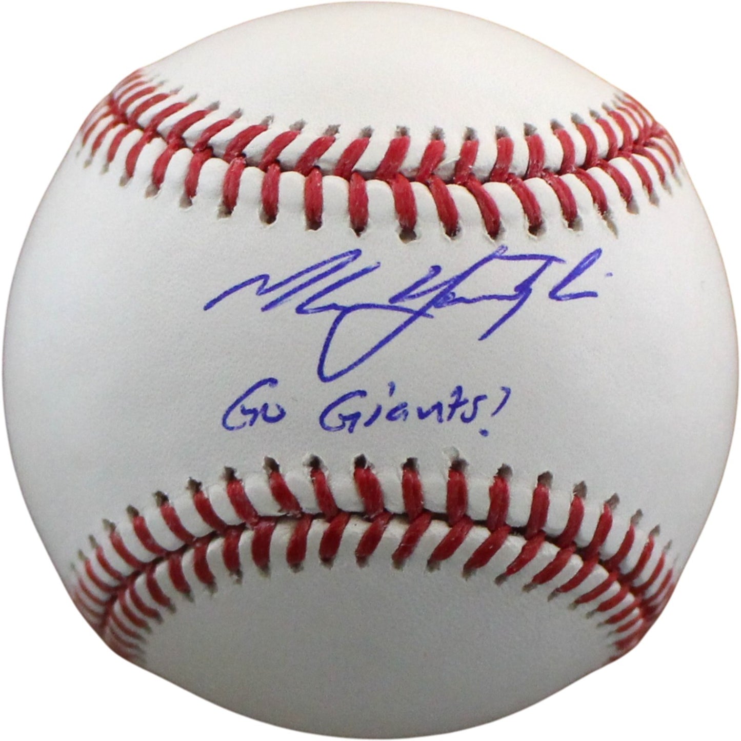 Mike Yastrzemski Signed San Francisco Giants Baseball Inscribed "Go Giants"