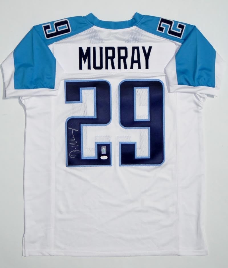 DeMarco Murray Autographed White Custom Football Jersey