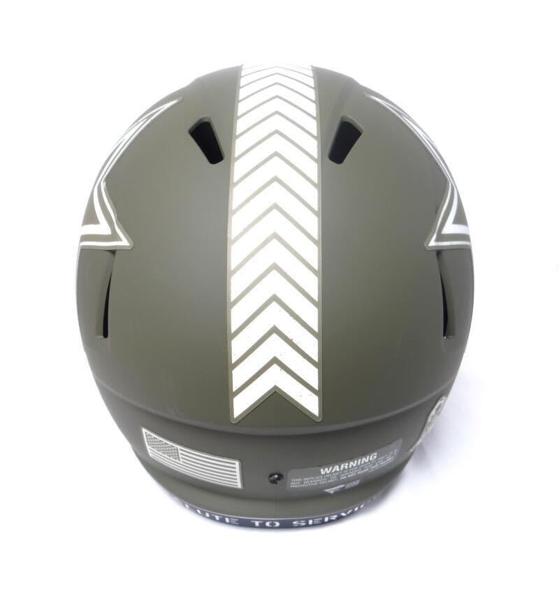 Micah Parsons Signed Dallas Cowboys Salute to Service Full Size Helmet
