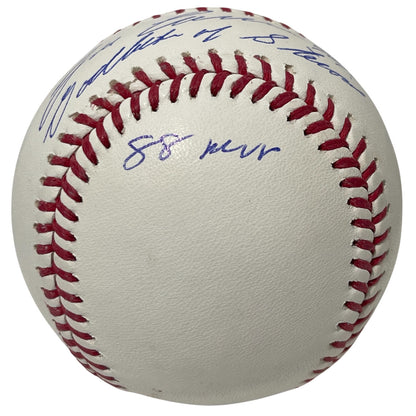 Jose Canseco Signed Official Major League Baseball with 4 Inscriptions