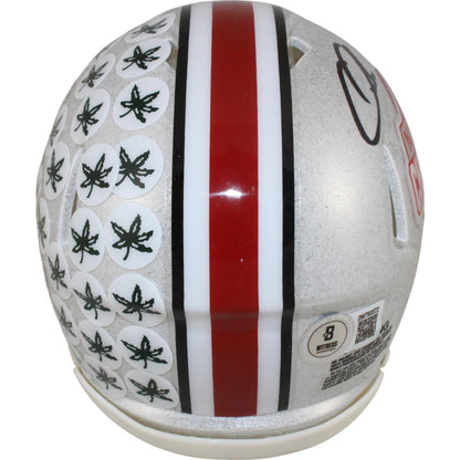 Quinshon Judkins Autographed Ohio State National Champ Mini Helmet