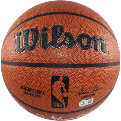 David Thompson Autographed Denver Nuggets Wilson Basketball (HOF 96)