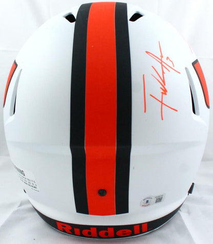 Ray Lewis, Frank Gore & Warren Sapp Signed Miami Hurricanes Lunar Helmet