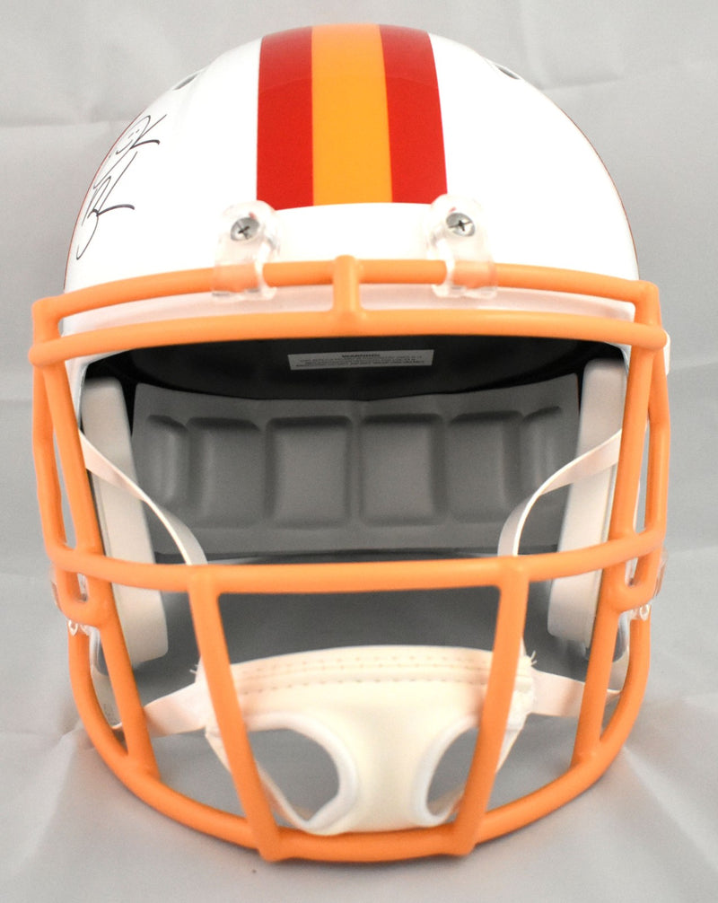 Derrick Brooks Signed Tampa Bay Buccaneers Throwback Full Size Helmet