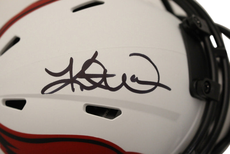 Kurt Warner Arizona Cardinals Autographed Lunar Mini Helmet Beckett