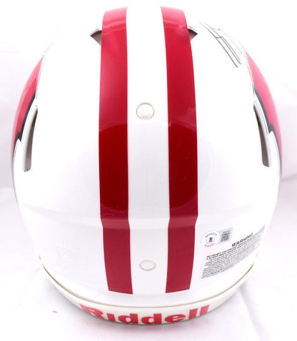 JJ Watt Signed Wisconsin Badgers Full Size Speed Authentic Helmet