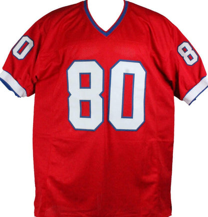 Eric Moulds Signed Buffalo Bills Red Custom Jersey