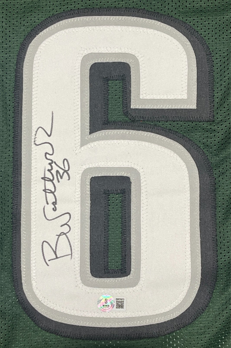 Brian Westbrook Signed Philadelphia Eagles Custom Jersey (BAS COA)
