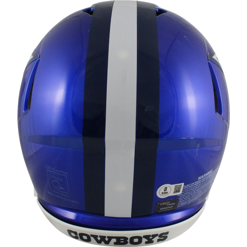 Emmitt Smith Autographed Dallas Cowboys Full Size Authentic Flash Helmet
