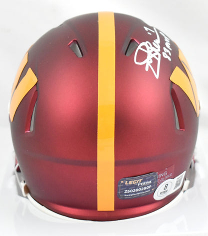 Joe Theismann Signed Washington Commanders Mini Helmet - '83 MVP