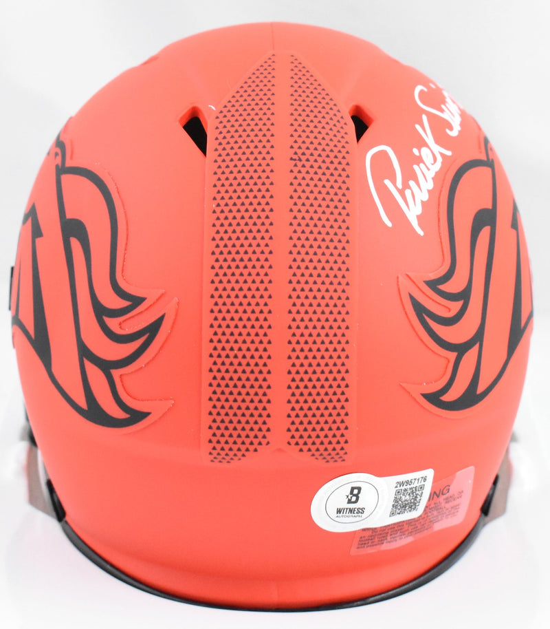 Patrick Surtain II Autographed Denver Broncos Rave Speed Mini Helmet