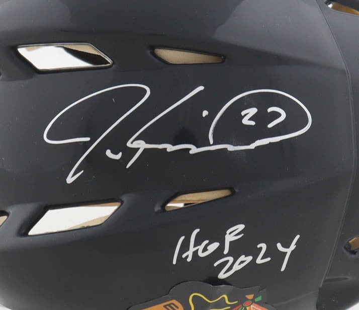 Jeremy Roenick Chicago Blackhawks Autographed Hockey Mini Helmet (Beckett COA)