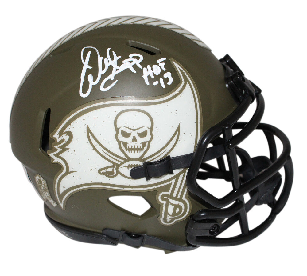 Warren Sapp Signed Tampa Bay Buccaneers Mini Helmet Beckett COA