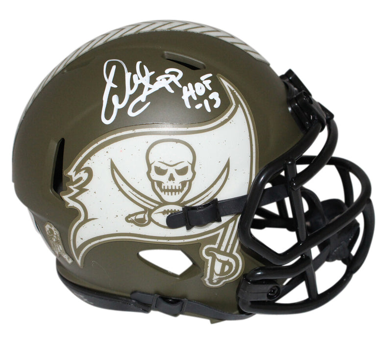 Warren Sapp Signed Tampa Bay Buccaneers Mini Helmet Beckett COA