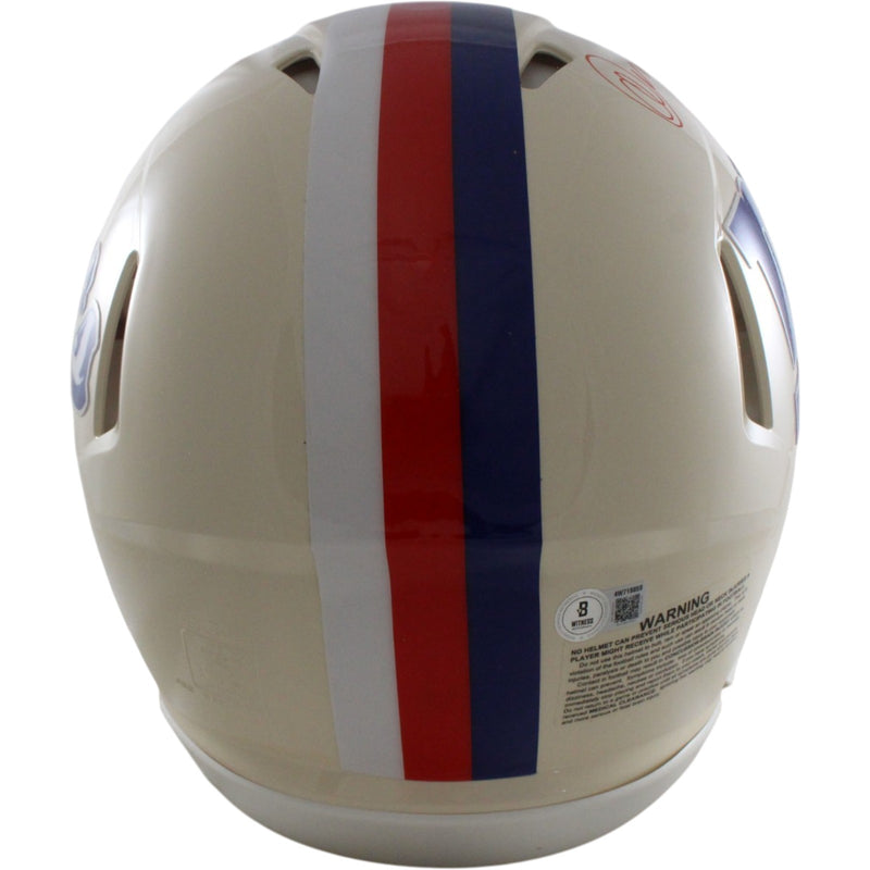 Abdul Carter Signed New York Giants Full Size Authentic Retro Helmet