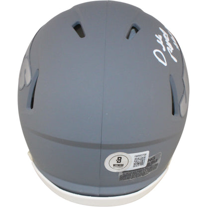 Darrelle Revis Autographed New York Jets Slate Mini Helmet (HOF)