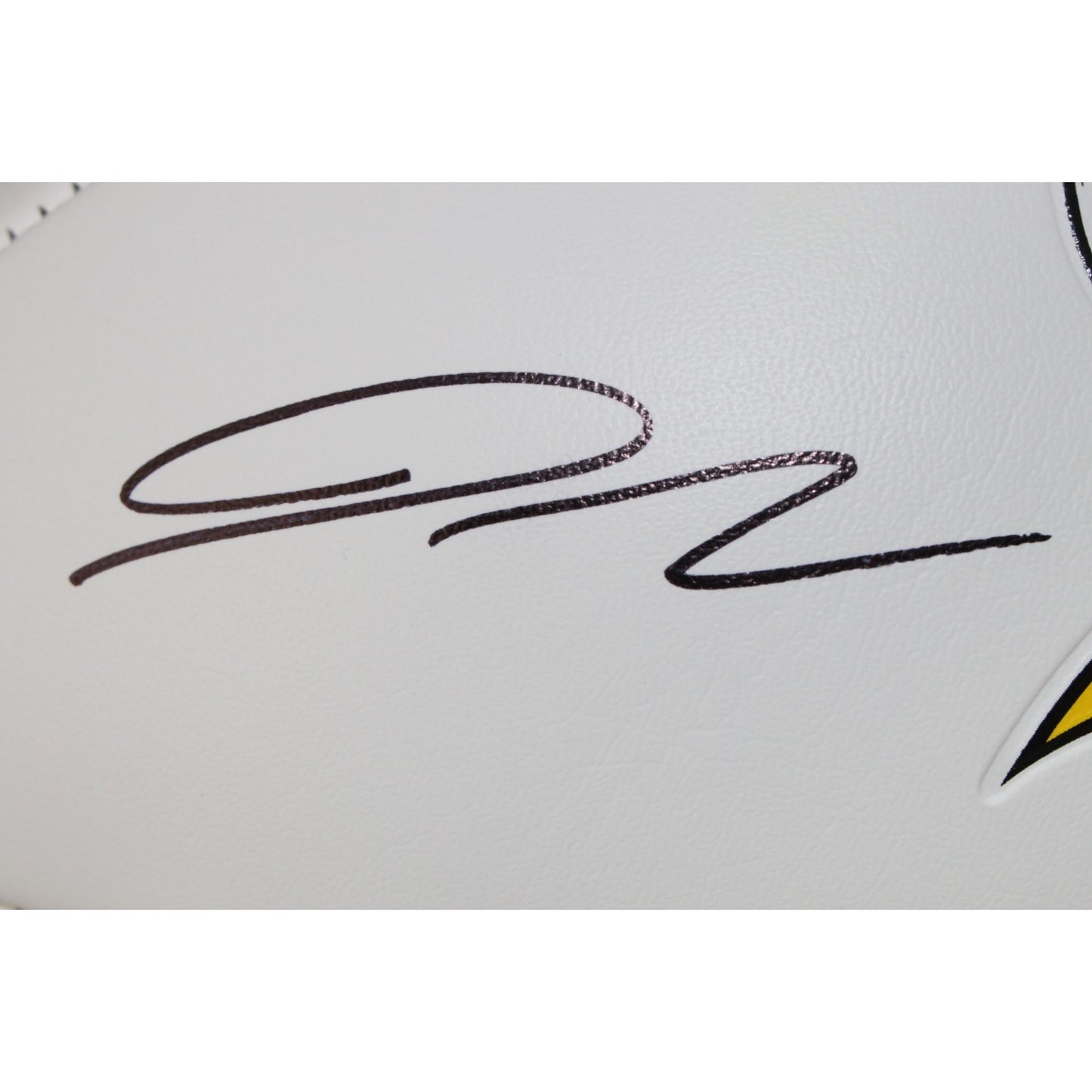 Jordan Addison Signed Minnesota Vikings Logo Football (SKOL Inscription)