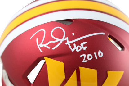 Russ Grimm Signed Washington Commanders 2025 Alternate Mini Helmet (HOF)