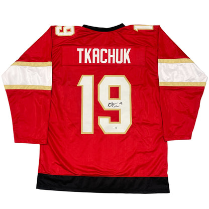 Matthew Tkachuk Florida Panthers Autographed Custom Jersey (JSA COA)