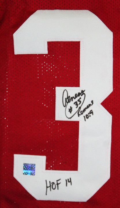 Aeneas Williams Signed Arizona Cardinals Custom Jersey - HOF Inscribed