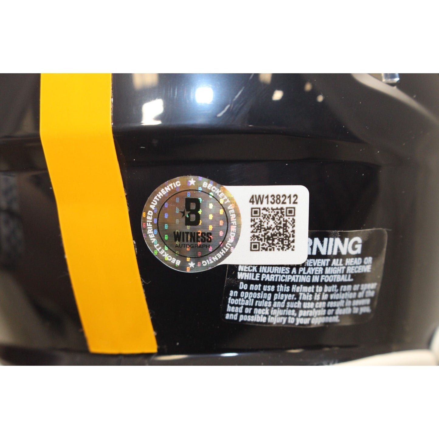 Mel Blount Signed Pittsburgh Steelers Throwback Mini Helmet (Beckett)